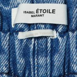 Isabel Marant Etoile Blue Denim Eliasticised Waist Shorts M