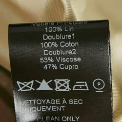 Pre Owned Isabel Marant Etoile Lavender/Cream Checked Line Sleeveless Jacket S