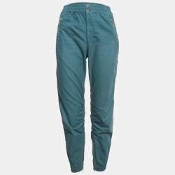 Isabel Marant Etoile Blue Cotton Nemes Elasticated Waist Pants XS