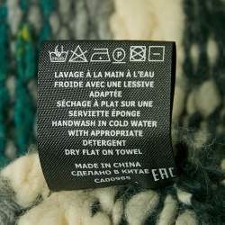 Isabel Marant Etoile Green Sienna Intarsia Wool Pullover XS