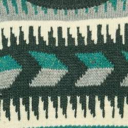 Isabel Marant Etoile Green Sienna Intarsia Wool Pullover XS