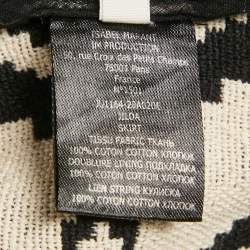 Pre Owned Isabel Marant Etoile Black Jacquard  Jiloa Mini skirt M