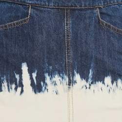 Isabel Marant Etoile Blue Tie-Dye Denim Skirt S