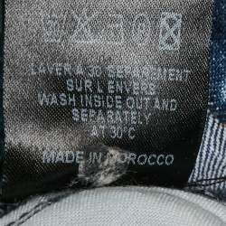 Isabel Marant Etoile Blue Tie-Dye Denim Skirt S