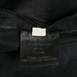 Pre Owned Isabel Marant Etoile Black Gabardine Oversized Blouse M