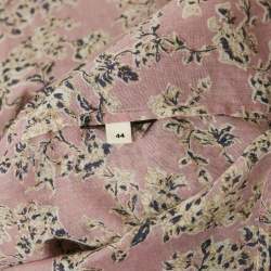 Isabel Marant Etoile Purple Floral Print Cotton Loose Fit Shirt M