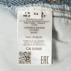 Isabel Marant Etoile Denim Mini Skirt S