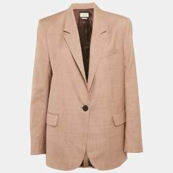Isabel Marant Etoile Pink Wool Single Breasted Blazer M