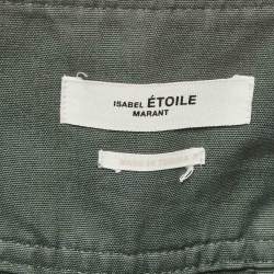 Isabel Marant Etoile Green Cotton Tapered Raluniae Trousers S