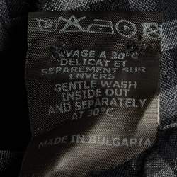 Pre Owned Isabel Marant Etoile Black Checkered Tencel Oversized Button Front Shirt M