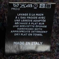 Pre Owned Isabel Marant Etoile Dark Blue Mohair & Wool Distressed Sweater M