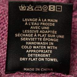 Pre Owned Isabel Marant Etoile Mauve Cotton Knit Sweater S