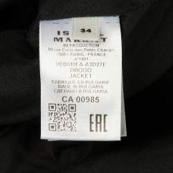 Pre Owned Isabel Marant Etoile Blue Plaid Check Wool Drogo Jacket S