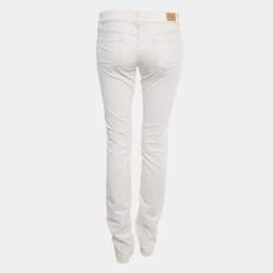 Pre Owned Isabel Marant Etoile Pink Corduroy Skinny Fit Jeans M