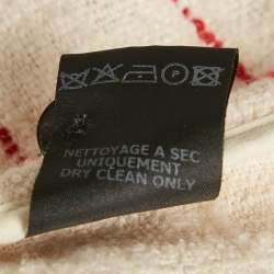 Pre Owned Isabel Marant Etoile Cream /Red Striped Tweed Glenn Jacket M