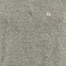 Pre Owned Isabel Marant Etoile Grey Textured Knit Button Front Cardigan S