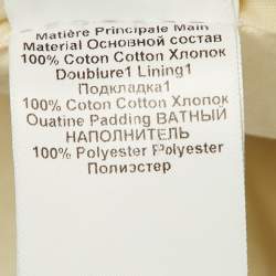 مملوكة مسبقًا سترة إيزابيل مارانت إيتوال كوتون زرقاء مطبوعة أزيلا مبطنة مقاس صغير - سمول