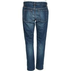 Isabel Marant Étoile Blue Denim Distressed Trim Detailed Jeans M