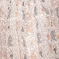 Pre Owned Isabel Marant Etoile Pale Pink Printed Cotton Algari Blouse M