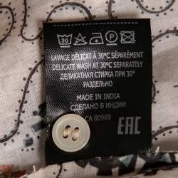 Pre Owned Isabel Marant Etoile Pale Pink Printed Cotton Algari Blouse M