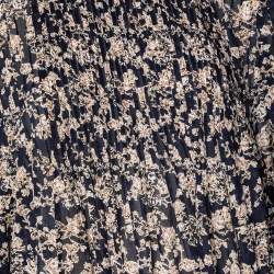 Pre Owned Isabel Marant Etoile Multicolored Floral Printed Cotton Pintuck Pleated Vanille Dress M