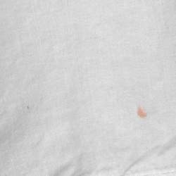 Isabel Marant Etoile White Cotton Pintuck and Ruffle Detailed Okina Blouse M