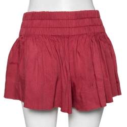 Isabel Marant Etoile Red Linen Blend Shorts S