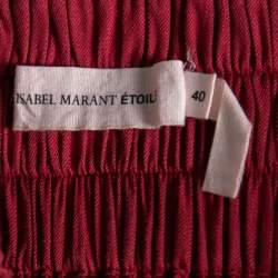 Isabel Marant Etoile Red Linen Blend Shorts S