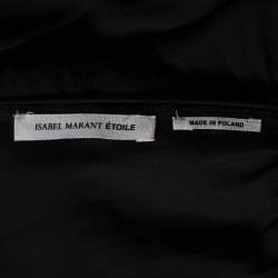 Pre Owned Isabel Marant Etoile Black Chiffon Lace-Up Sleeveless Dress 
