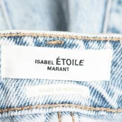 Isabel Marant Etoile Blue Denim High Waisted Shorts S