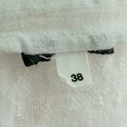 Isabel Marant Etoile White Cotton Lace Trimmed Blouse S