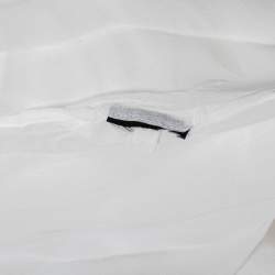 Pre Owned Isabel Marant Etoile White Cotton & Lace Trim Detail Maxi Dress S