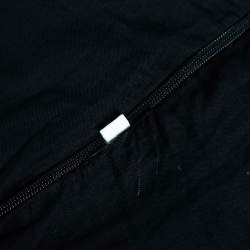 Pre Owned Isabel Marant Etoile Black Cotton Ruched Mini Dress S