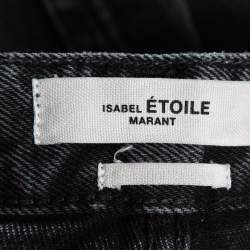 Isabel Marant Etoile Grey Distressed Denim Jeans M Waist 32"