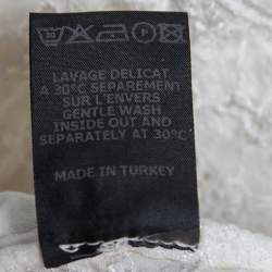 Pre Owned Isabel Marant Etoile White Lace Embroidered Jeans M