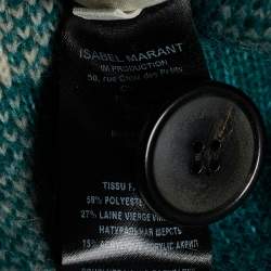Isabel Marant Etoile Gingham Checked Gabriel Coat S