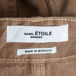 Isabel Marant Etoile Khaki Brown Denim Jeans M Waist 32"