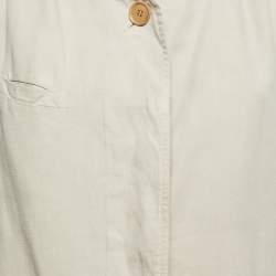 Isabel Marant Etoile Beige Cotton Button Front Jacket M 