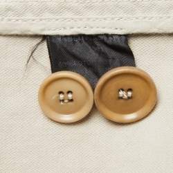 Isabel Marant Etoile Beige Cotton Button Front Jacket M 