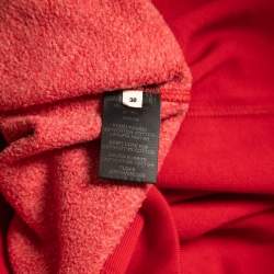 Isabel Marant Etoile Red Cotton Blend Crew Neck Sweatshirt S