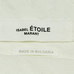 Isabel Marant Etoile Grey Plaid Wool Trousers S