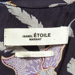 Isabel Marant Etoile Floral Print Crepe Oxel Blouse S