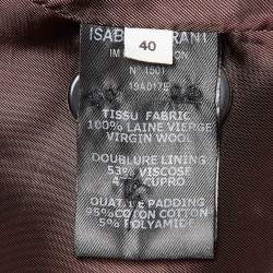 Isabel Marant Etoile Light Brown Wool Single Breasted Blazer M