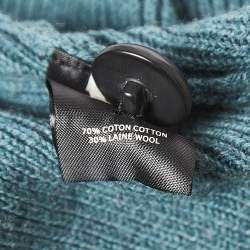 Isabel Marant Etoile Green Wool Blend Knit Button Detailed Sweater XS