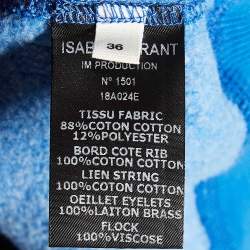 Isabel Marant Etoile Blue Knit Hoodie S