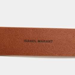 Isabel Marant Tan Leather Lecce Belt S