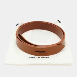 Isabel Marant Tan Leather Lecce Belt S