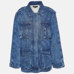 Isabel Marant Denim Volta Utility Jacket S