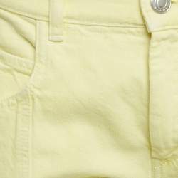 Pre Owned Isabel Marant Yellow Cotton Skinny Vikira Jeans M/Waist 30"