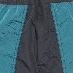 Pre Owned بنطلون إيزابيل مارانت مقسم نايلون أزرق رياضي مقاس متوسط